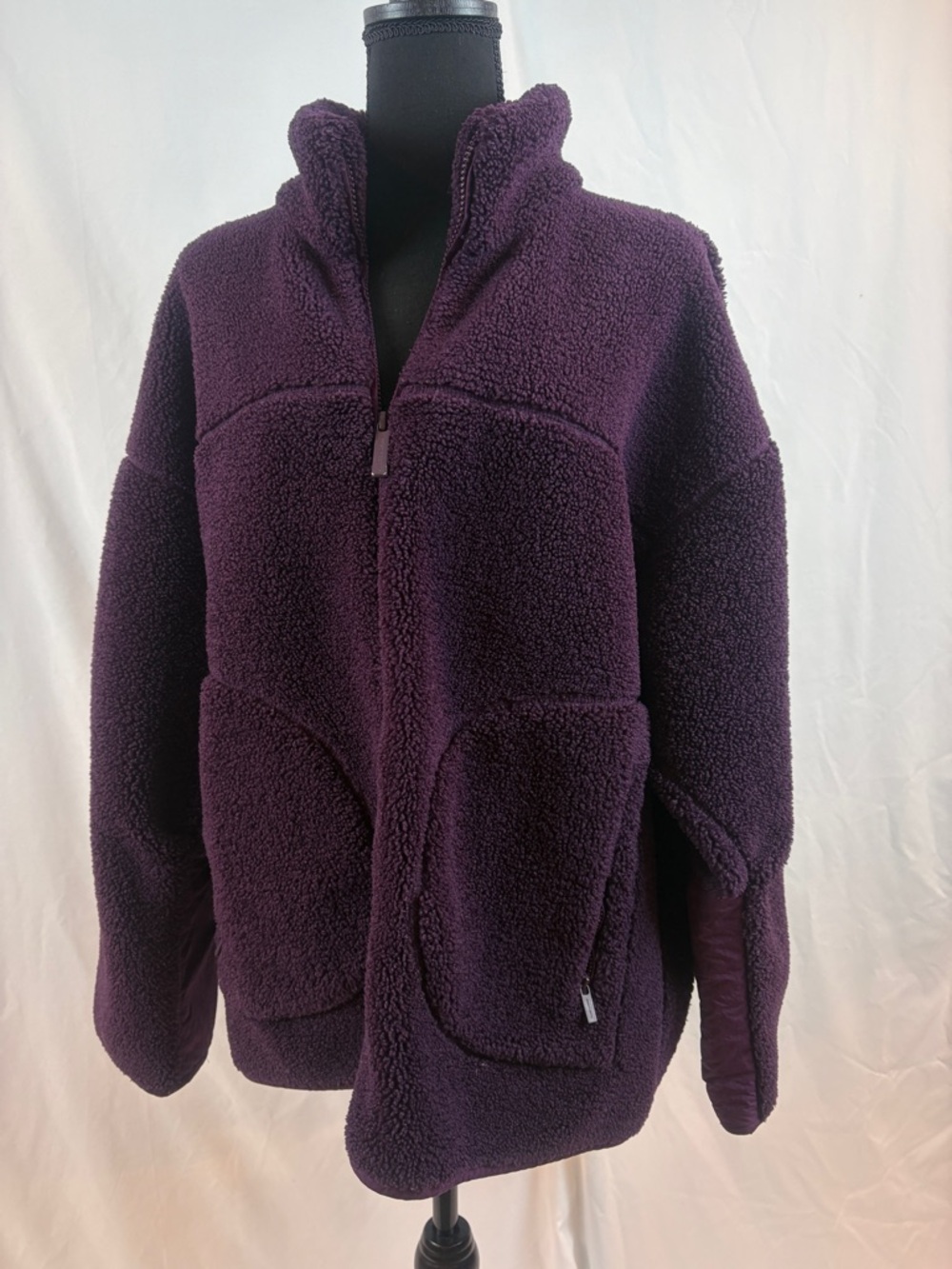 Sweaty Betty Deep Plum Teddy Jacket‎